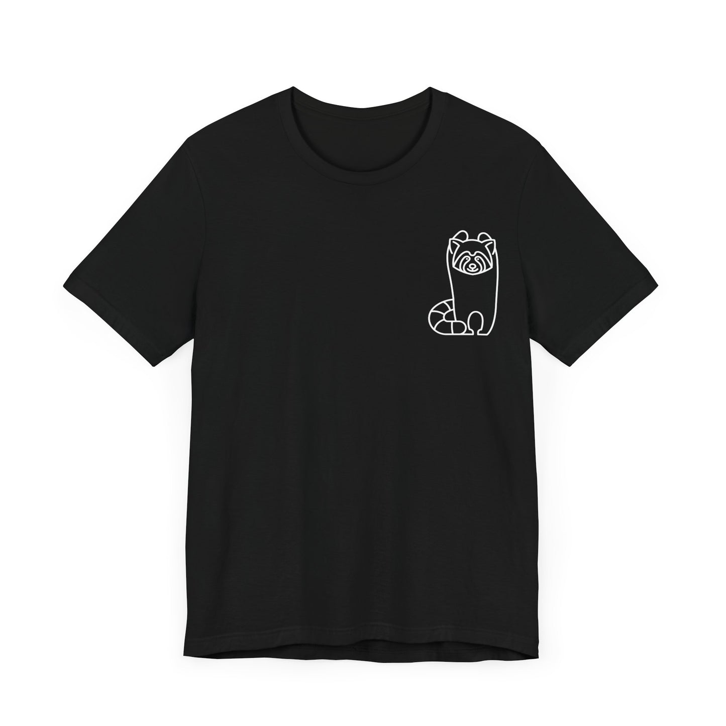 Standing Red Panda Print Men & Women T-Shirt