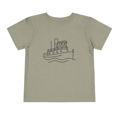 Tug Boat Print Kids T-Shirt