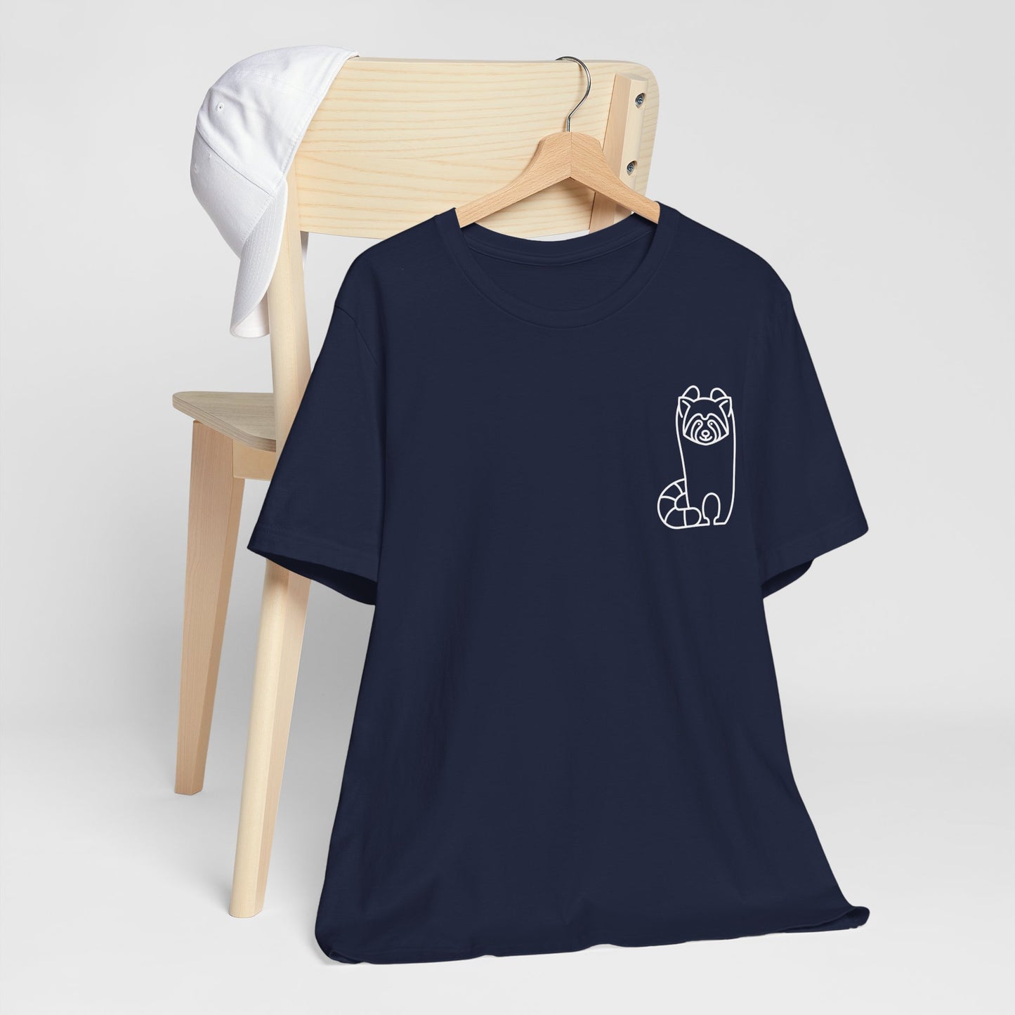 Standing Red Panda Print Men & Women T-Shirt