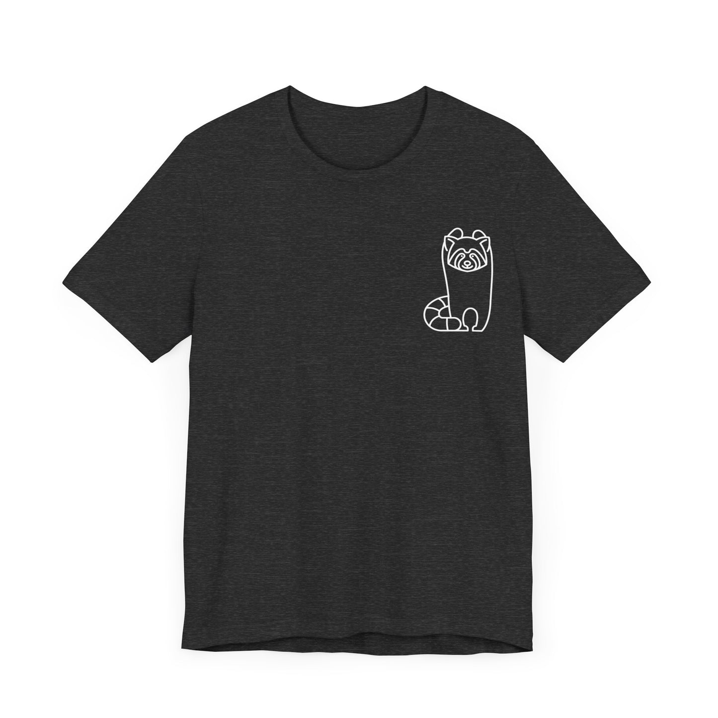 Standing Red Panda Print Men & Women T-Shirt