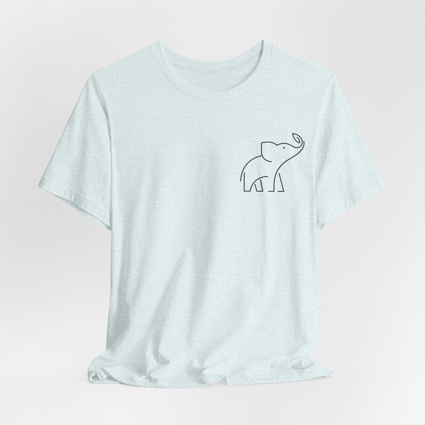 Elephant Print Men & Women T-Shirt