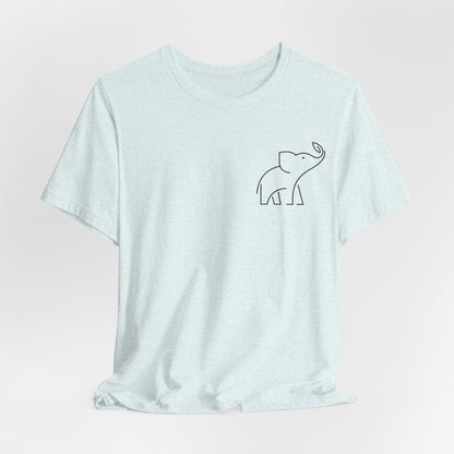 Elephant Print Men & Women T-Shirt