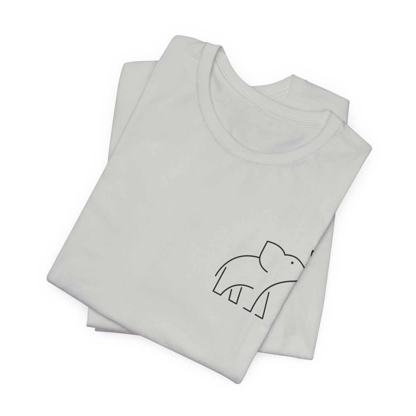 Elephant Print Men & Women T-Shirt
