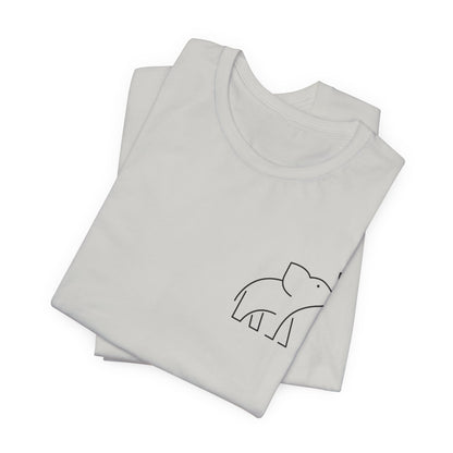Elephant Print Men & Women T-Shirt