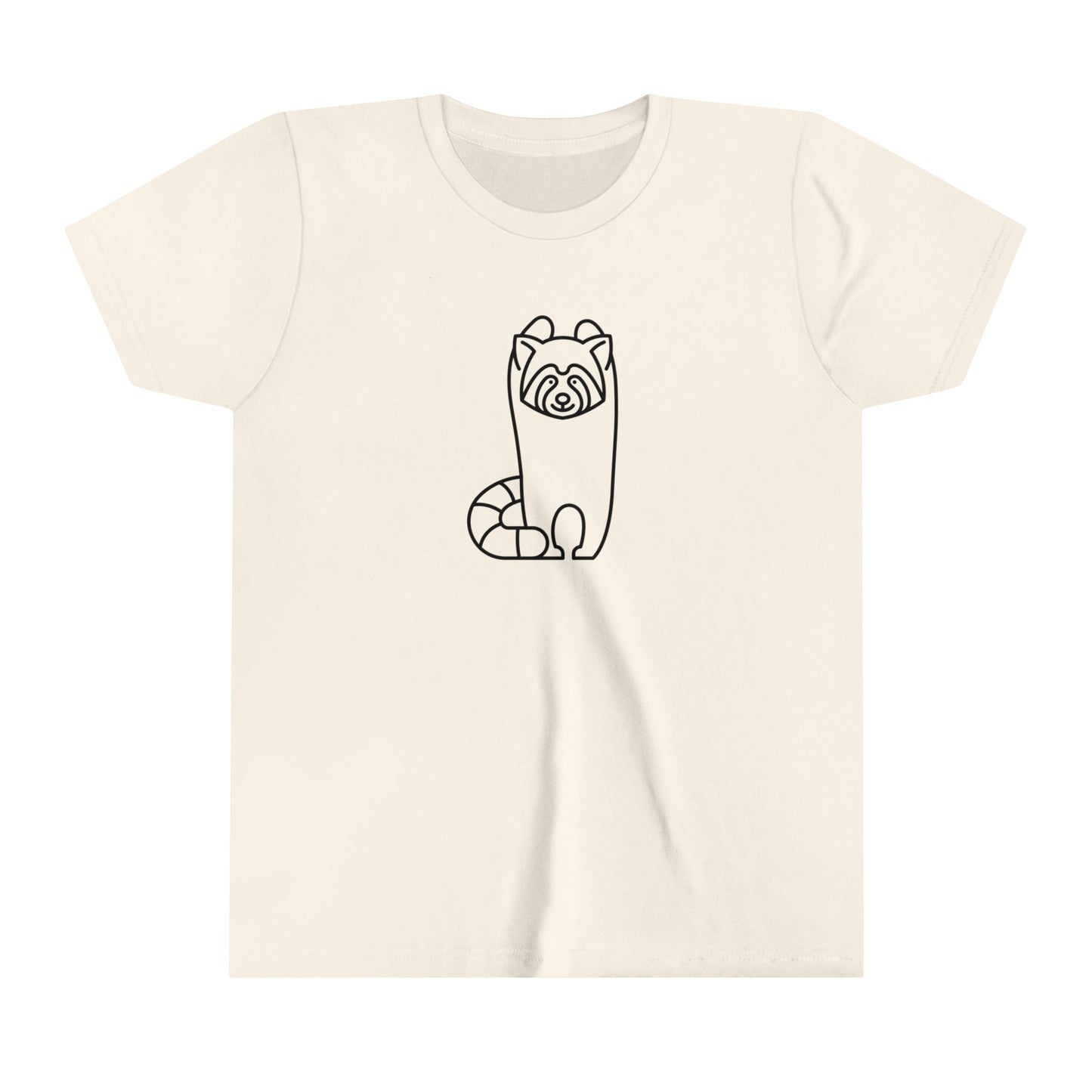 Standing Red Panda Print Youth T-Shirt