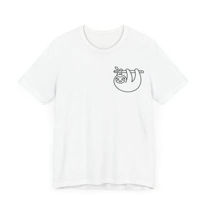 Sloth Print Men & Women T-Shirt
