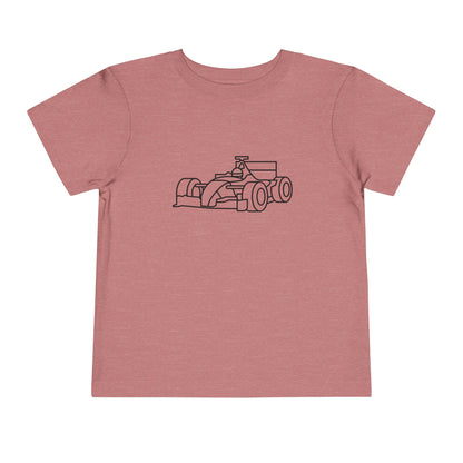 Zooming Race Car Print Kids T-Shirt