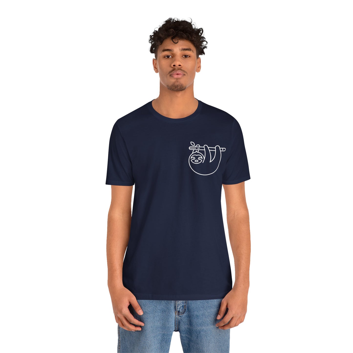 Sloth Print Men & Women T-Shirt