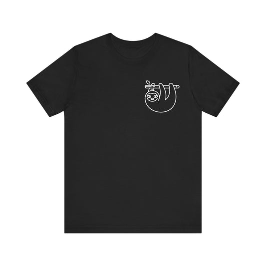 Sloth Print Men & Women T-Shirt