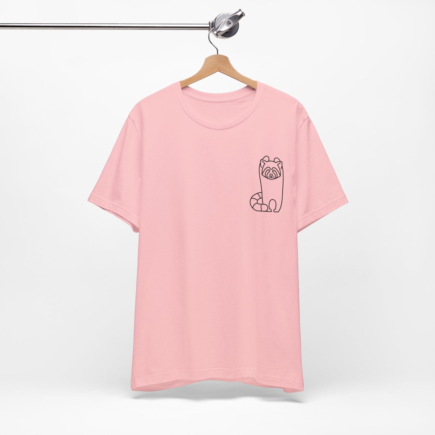 Standing Red Panda Print Men & Women T-Shirt