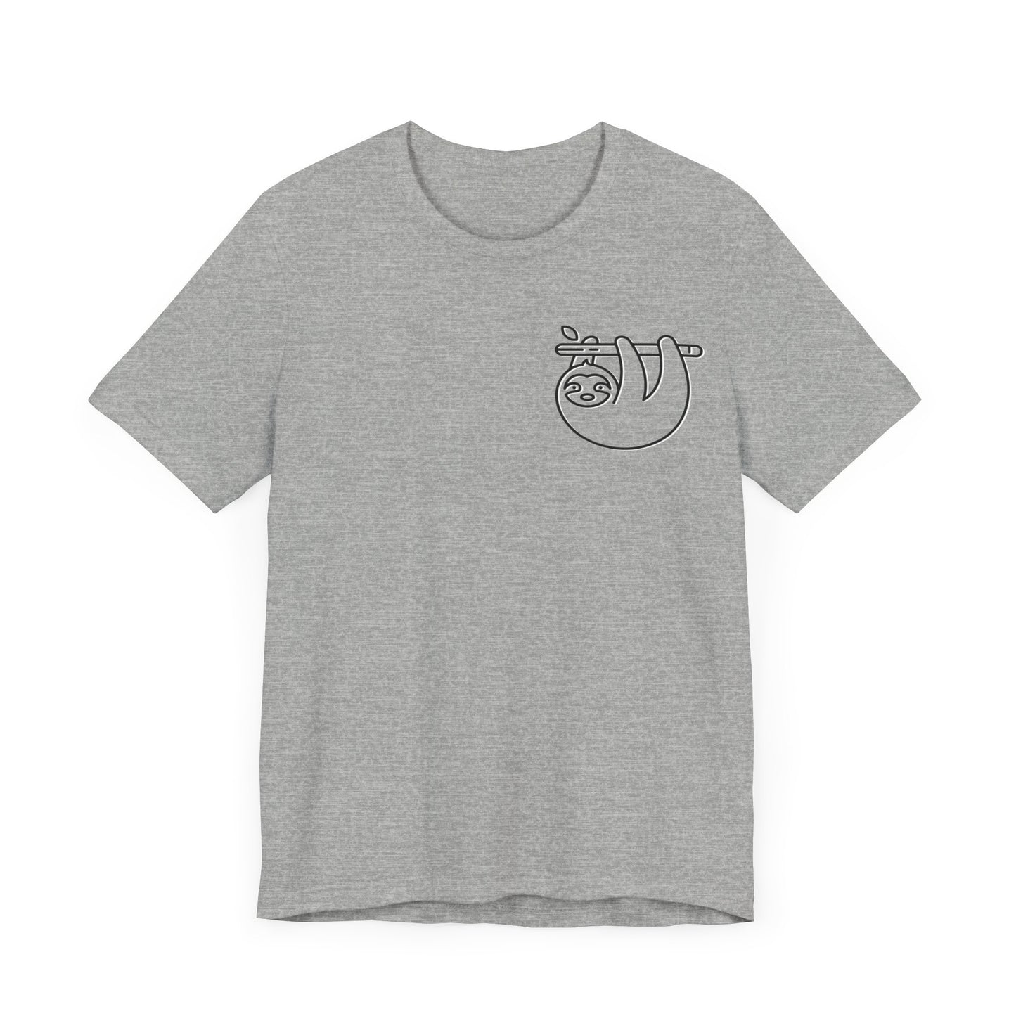 Sloth Print Men & Women T-Shirt