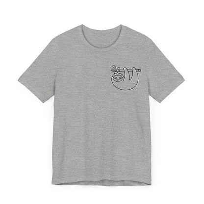 Sloth Print Men & Women T-Shirt