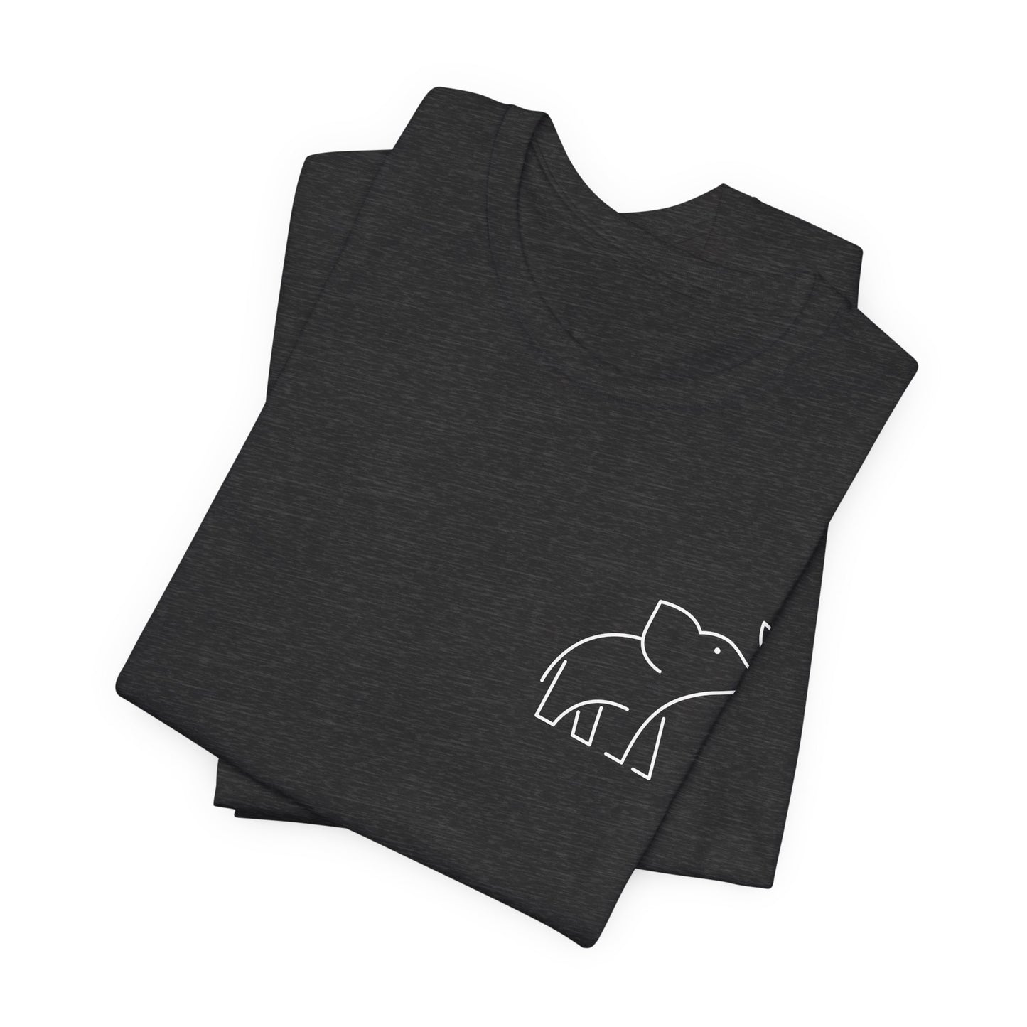 Elephant Print Men & Women T-Shirt