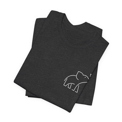 Elephant Print Men & Women T-Shirt