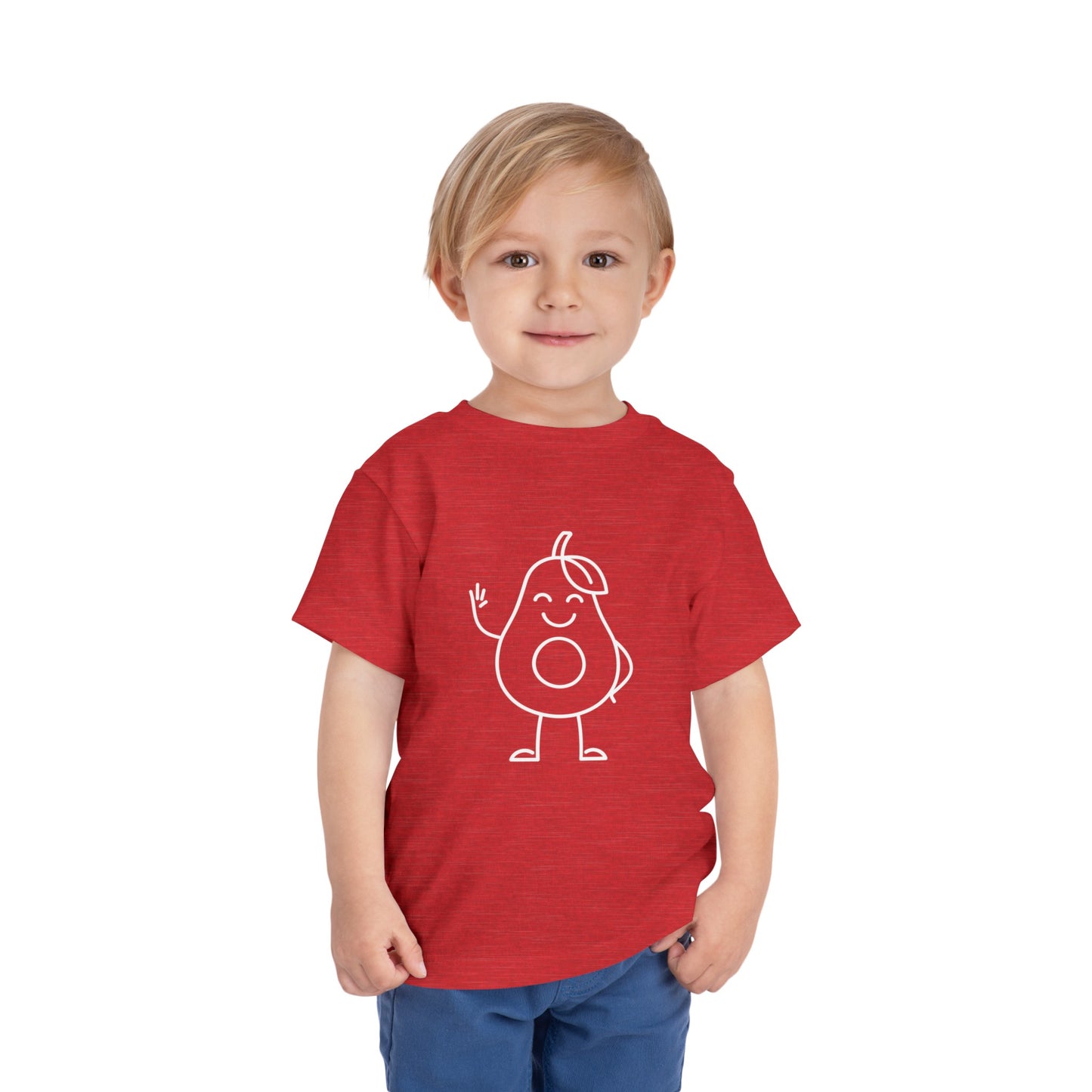 Happy Avocado Print Toddlers T-Shirt