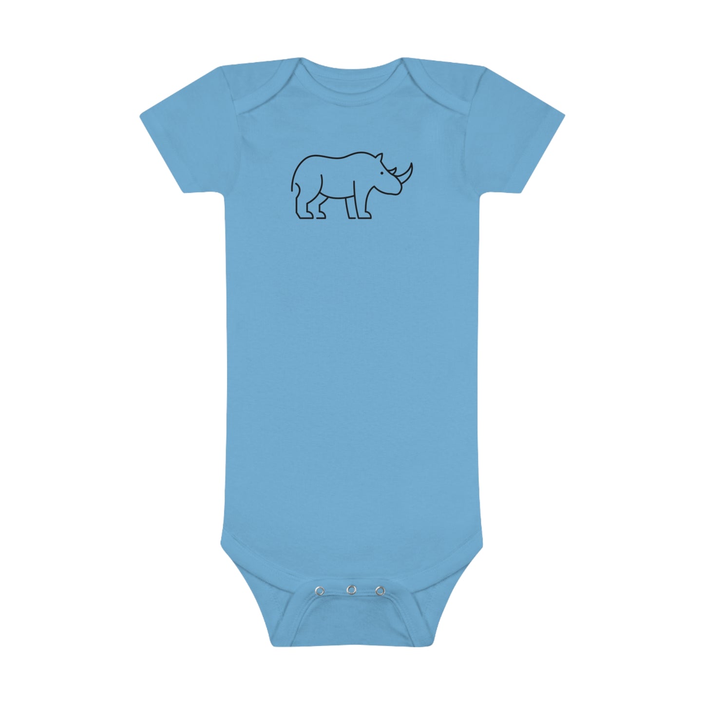 Rhino Print Baby Onesies