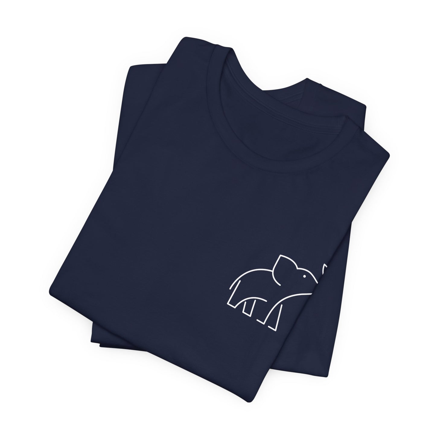 Elephant Print Men & Women T-Shirt