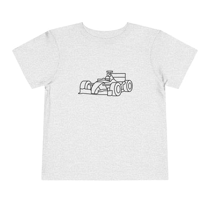 Zooming Race Car Print Kids T-Shirt