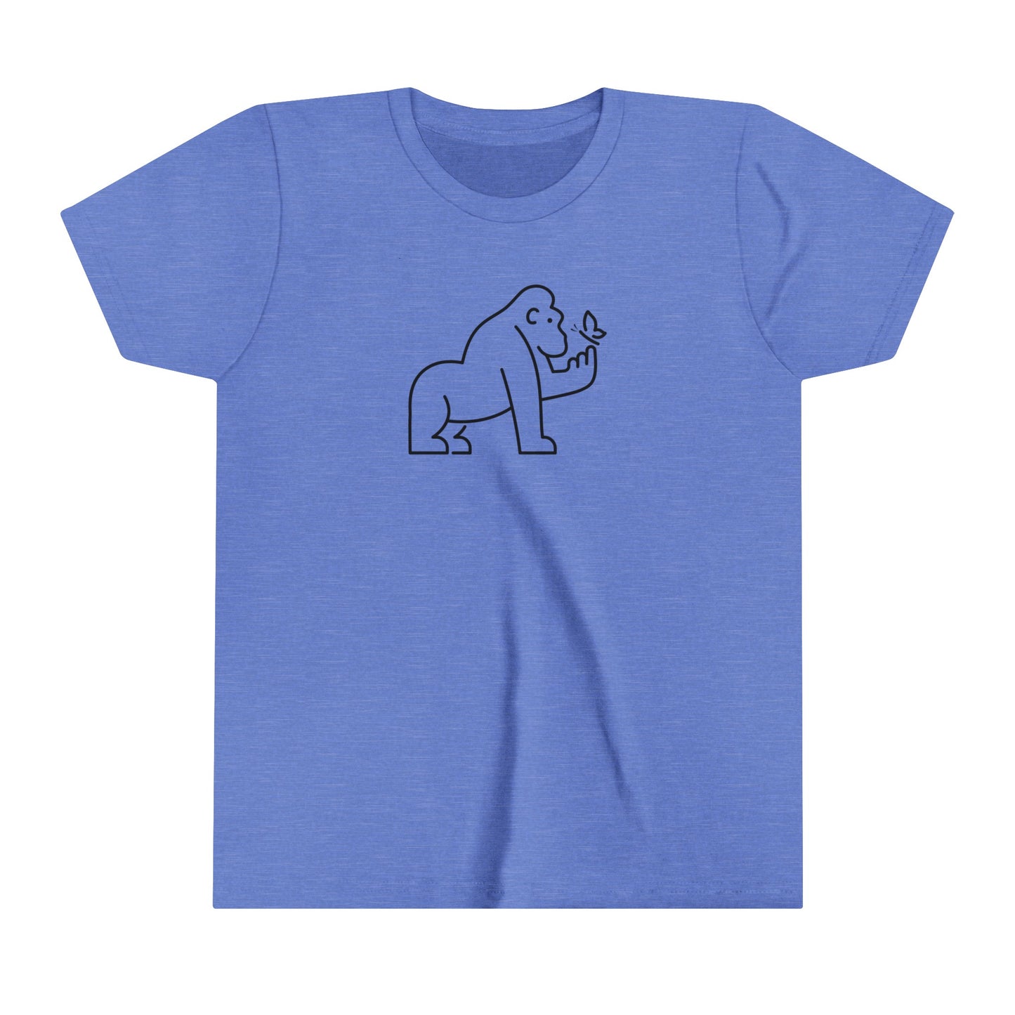 Gorilla Holding Butterfly Youth T-Shirt