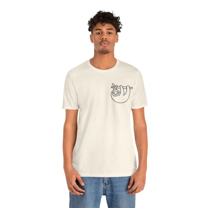Sloth Print Men & Women T-Shirt
