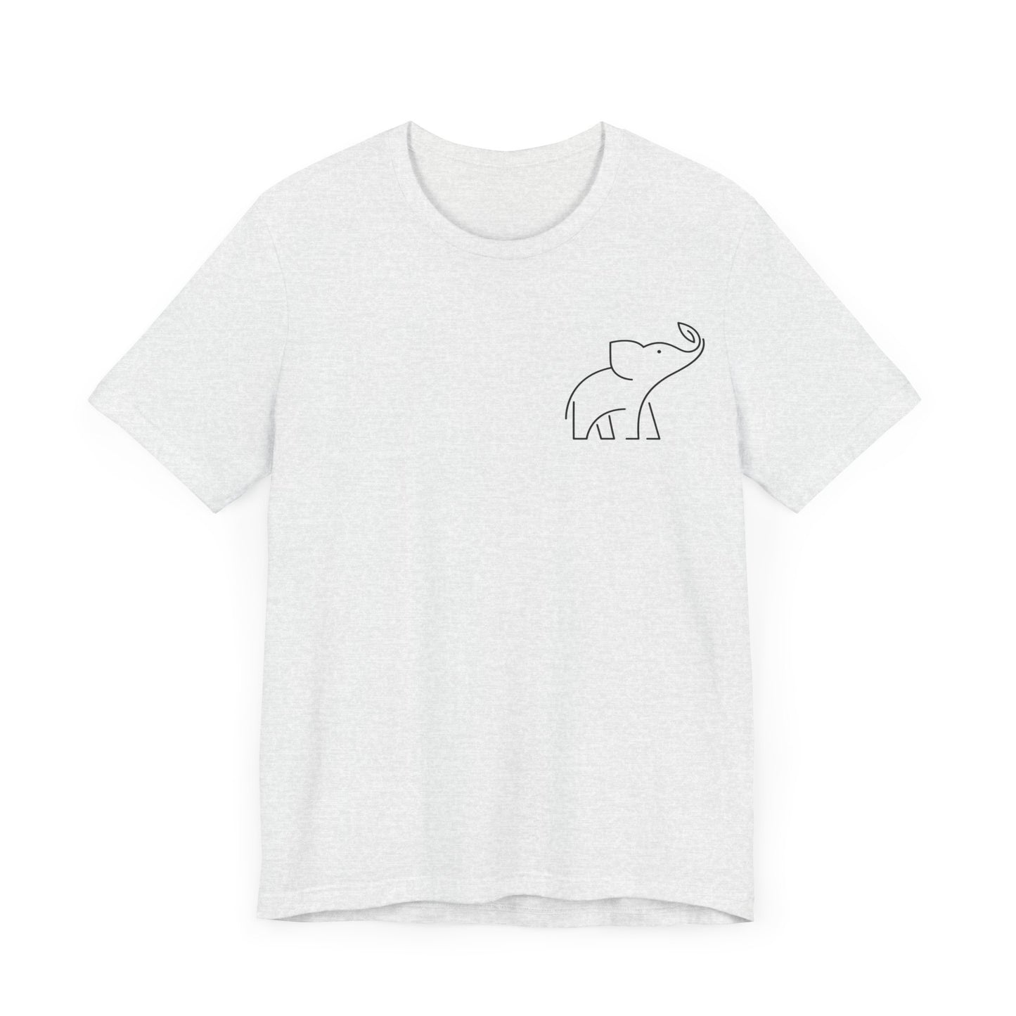 Elephant Print Men & Women T-Shirt