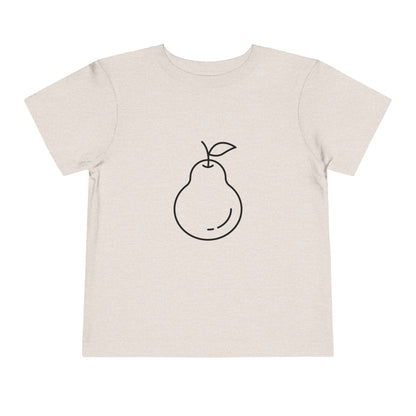 Pear Print Toddlers T-Shirt