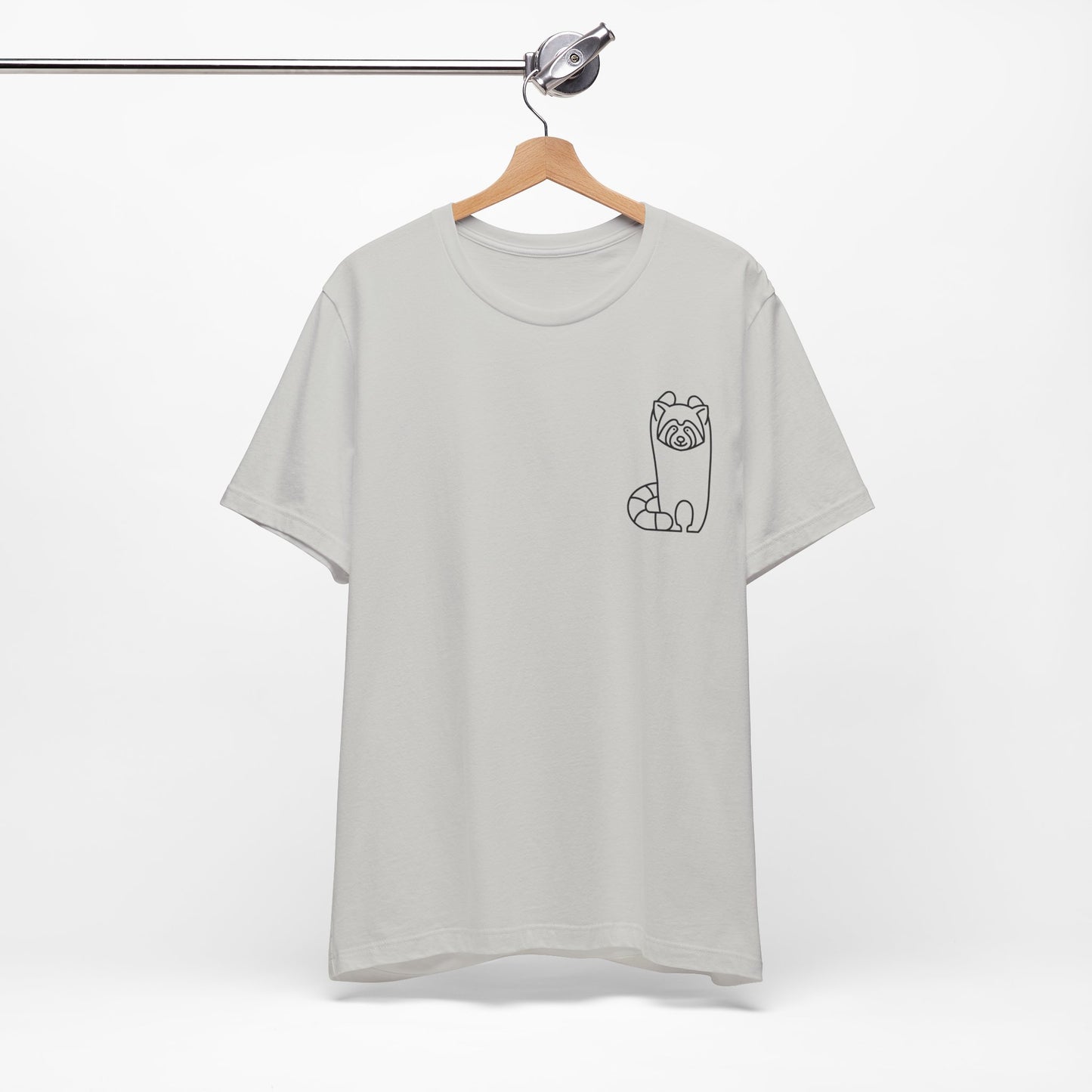 Standing Red Panda Print Men & Women T-Shirt