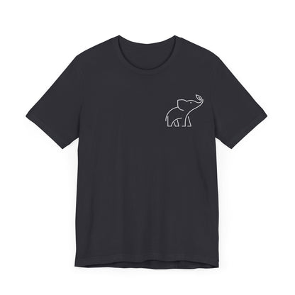 Elephant Print Men & Women T-Shirt