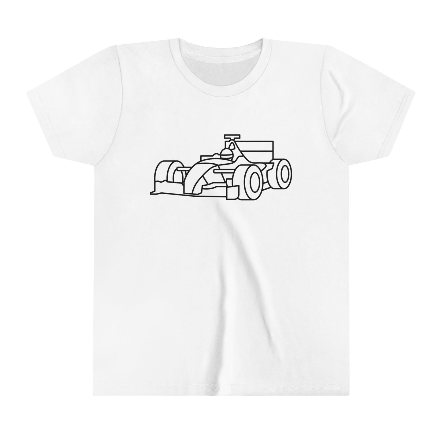 Zooming Race Car Youth T-Shirt