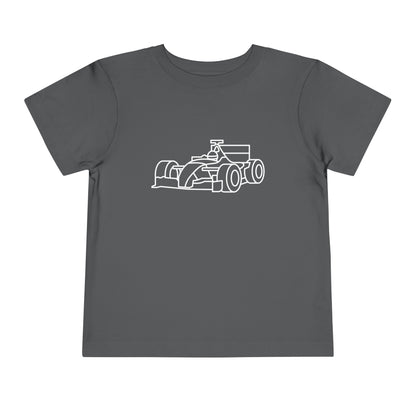 Zooming Race Car Print Kids T-Shirt