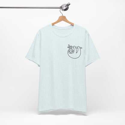 Sloth Print Men & Women T-Shirt