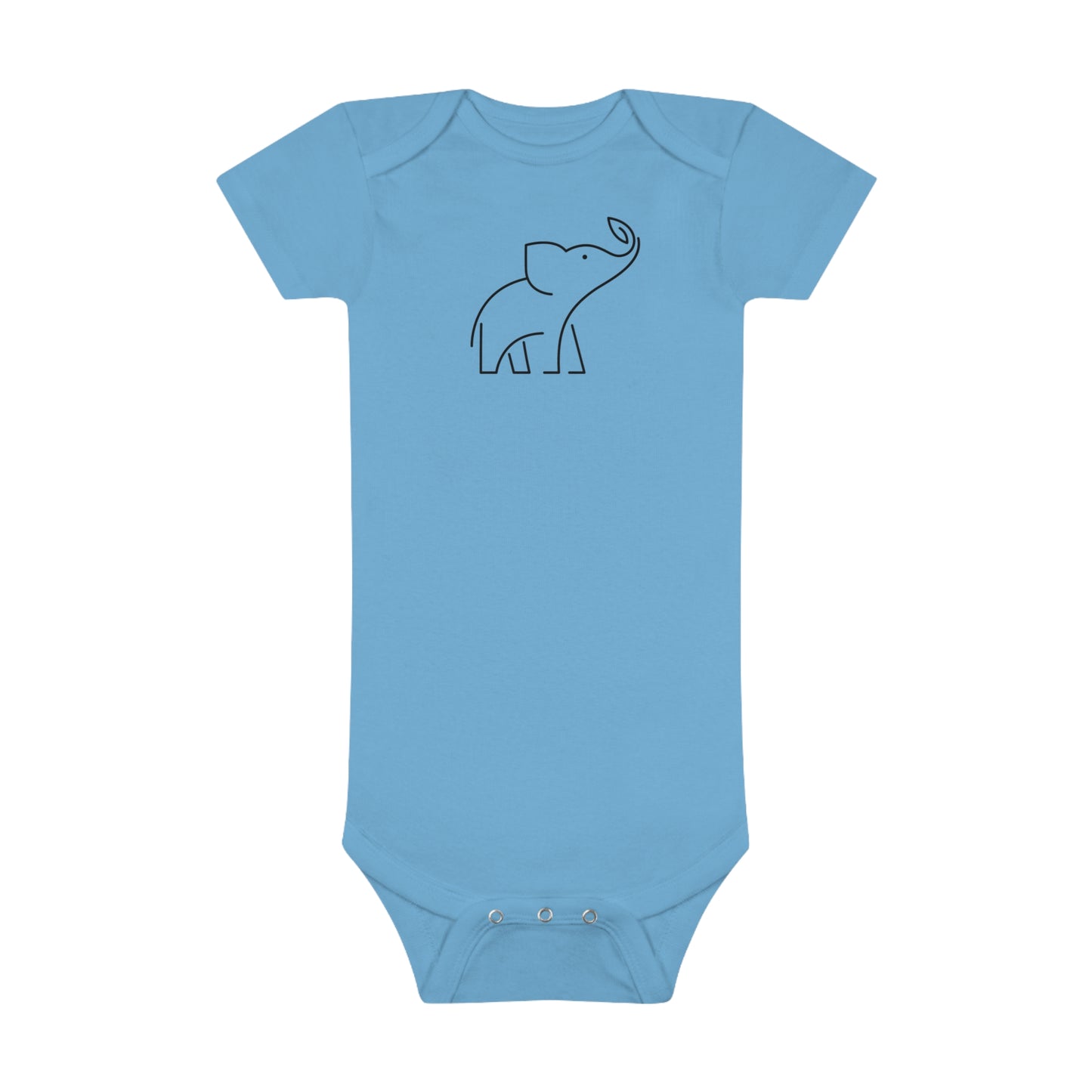 Elephant Print Baby Onesies