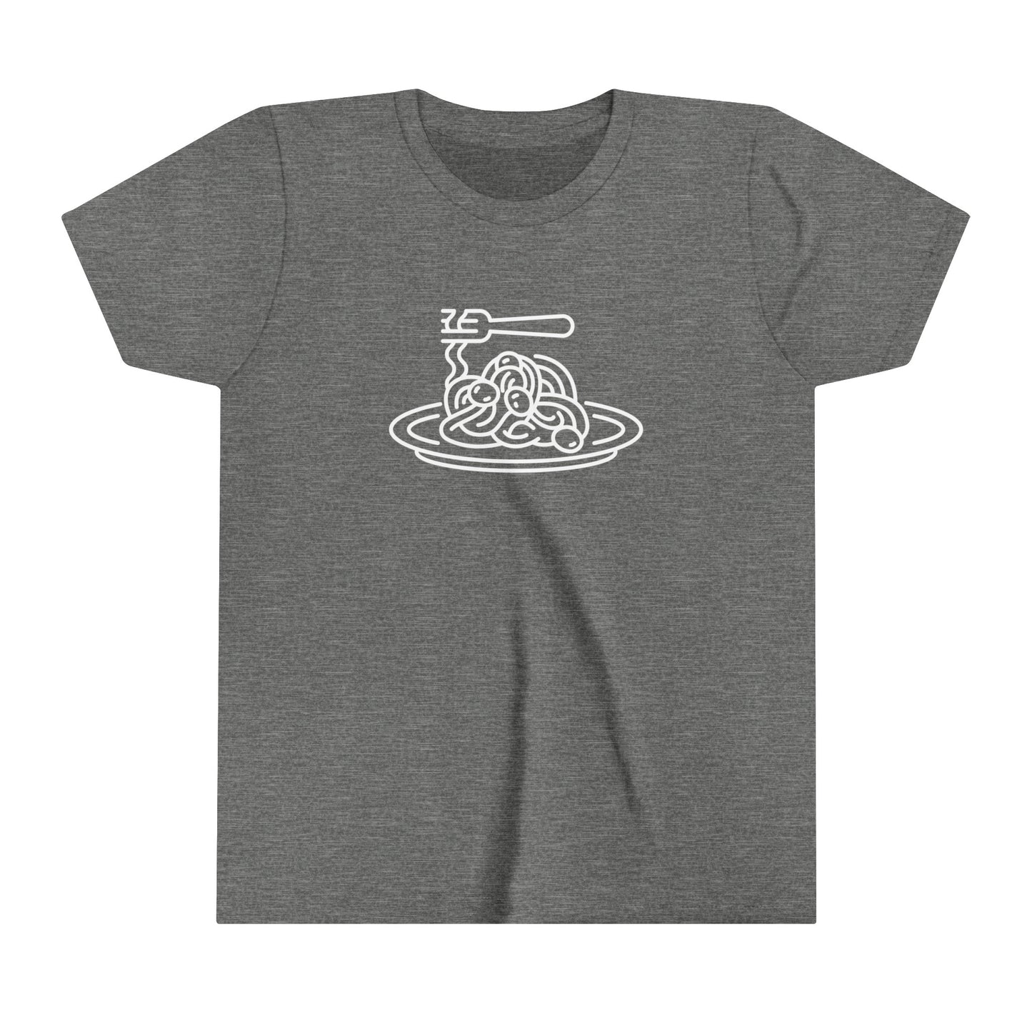 Spaghetti Dinner Print Youth T-Shirt