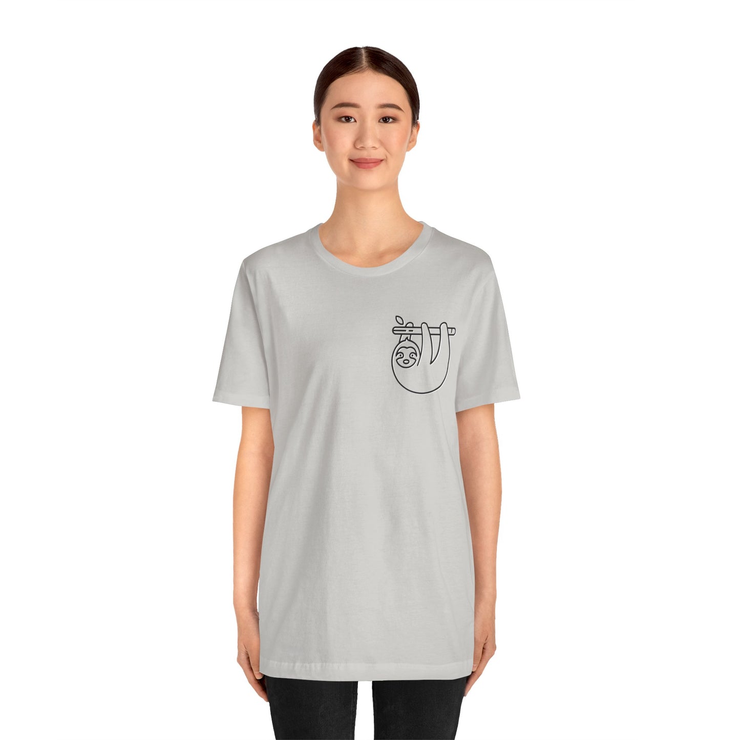 Sloth Print Men & Women T-Shirt