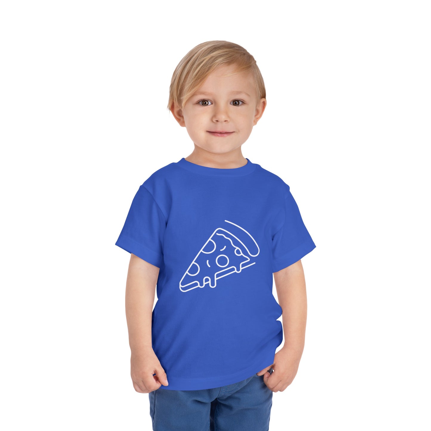 Cheesy Pizza Print Toddlers T-Shirt