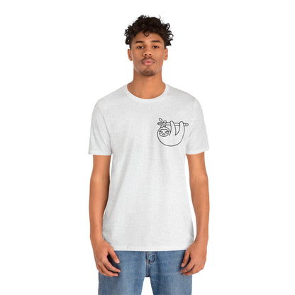 Sloth Print Men & Women T-Shirt