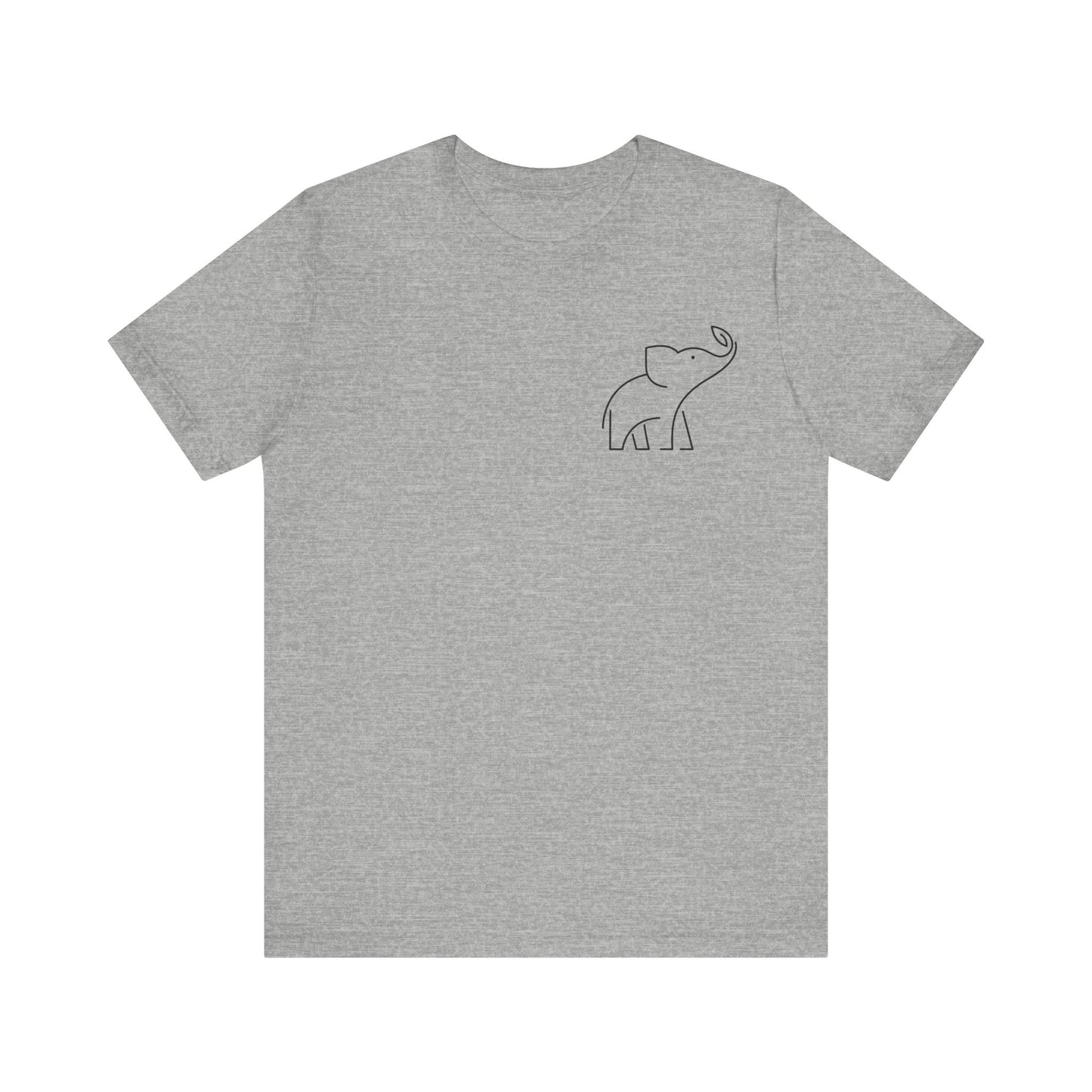 Elephant Print Men & Women T-Shirt