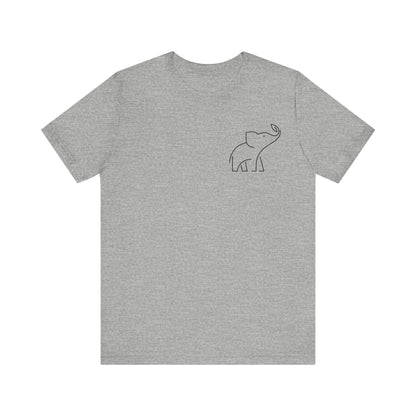 Elephant Print Men & Women T-Shirt