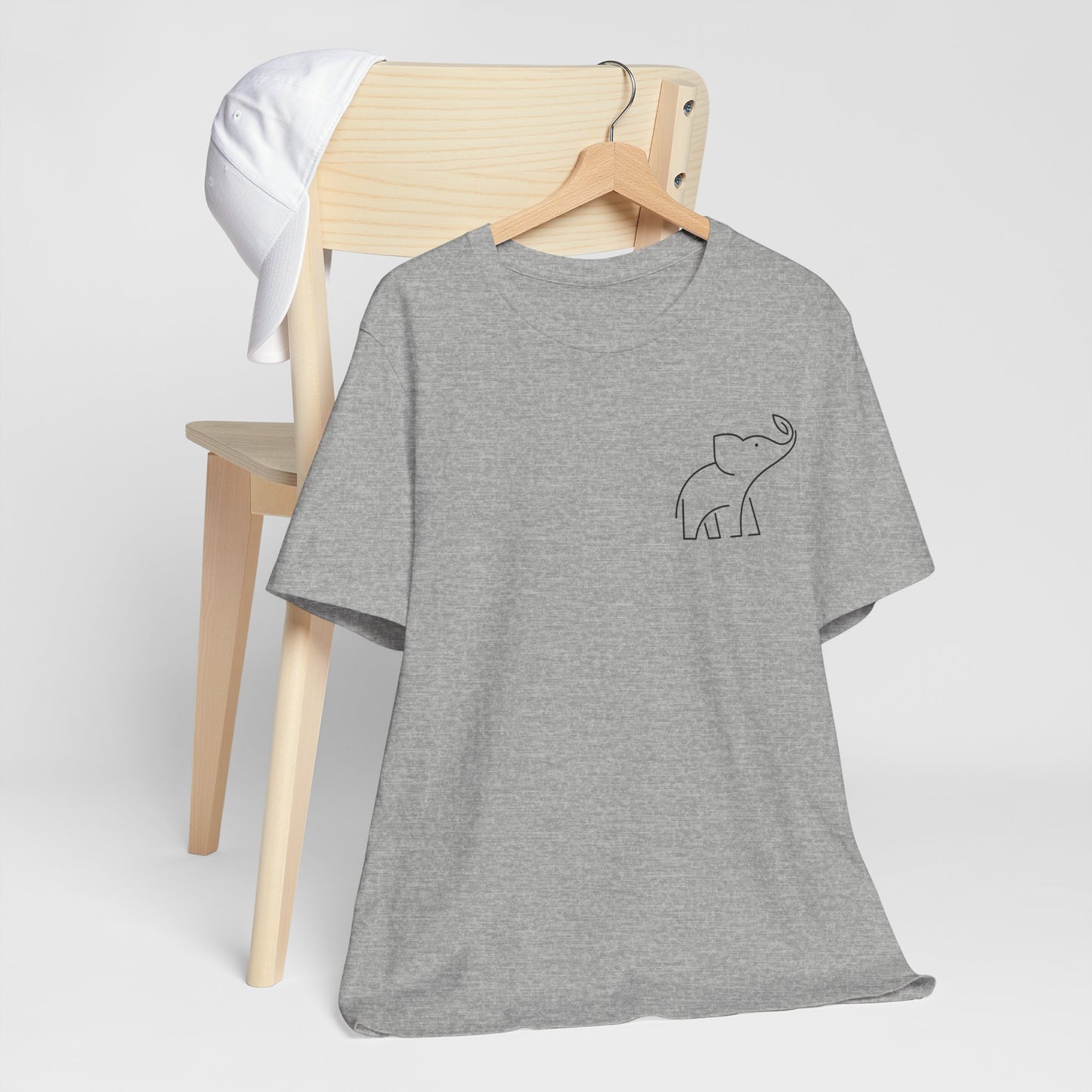 Elephant Print Men & Women T-Shirt