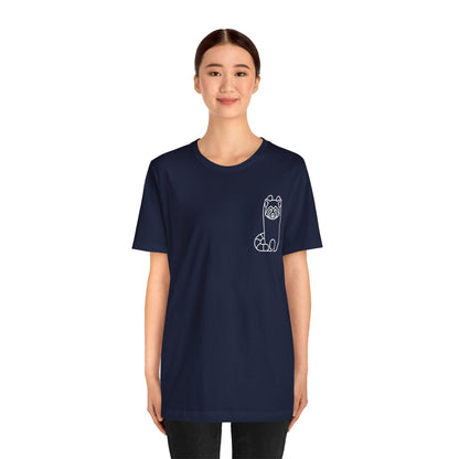 Standing Red Panda Print Men & Women T-Shirt