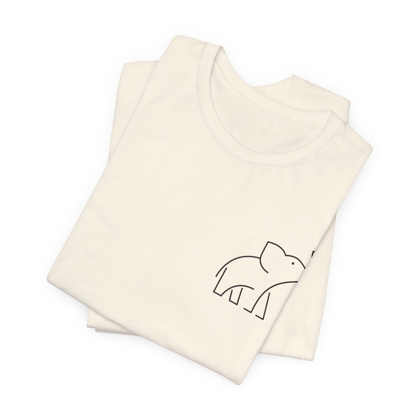 Elephant Print Men & Women T-Shirt