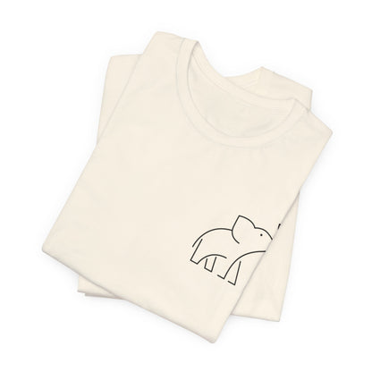 Elephant Print Men & Women T-Shirt