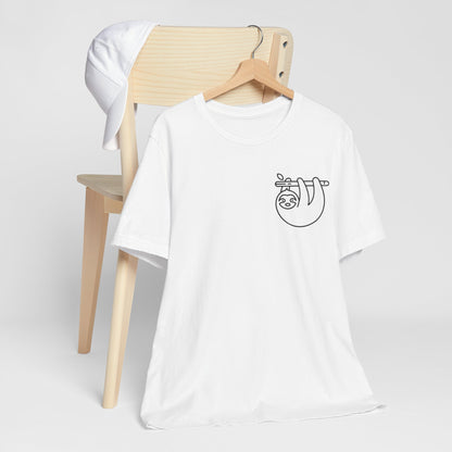 Sloth Print Men & Women T-Shirt