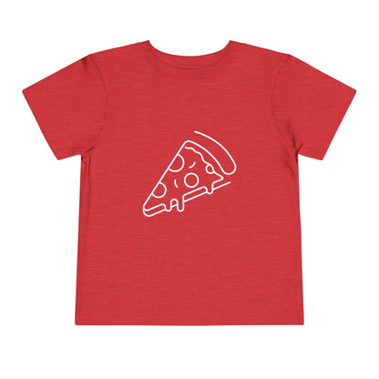 Cheesy Pizza Print Toddlers T-Shirt
