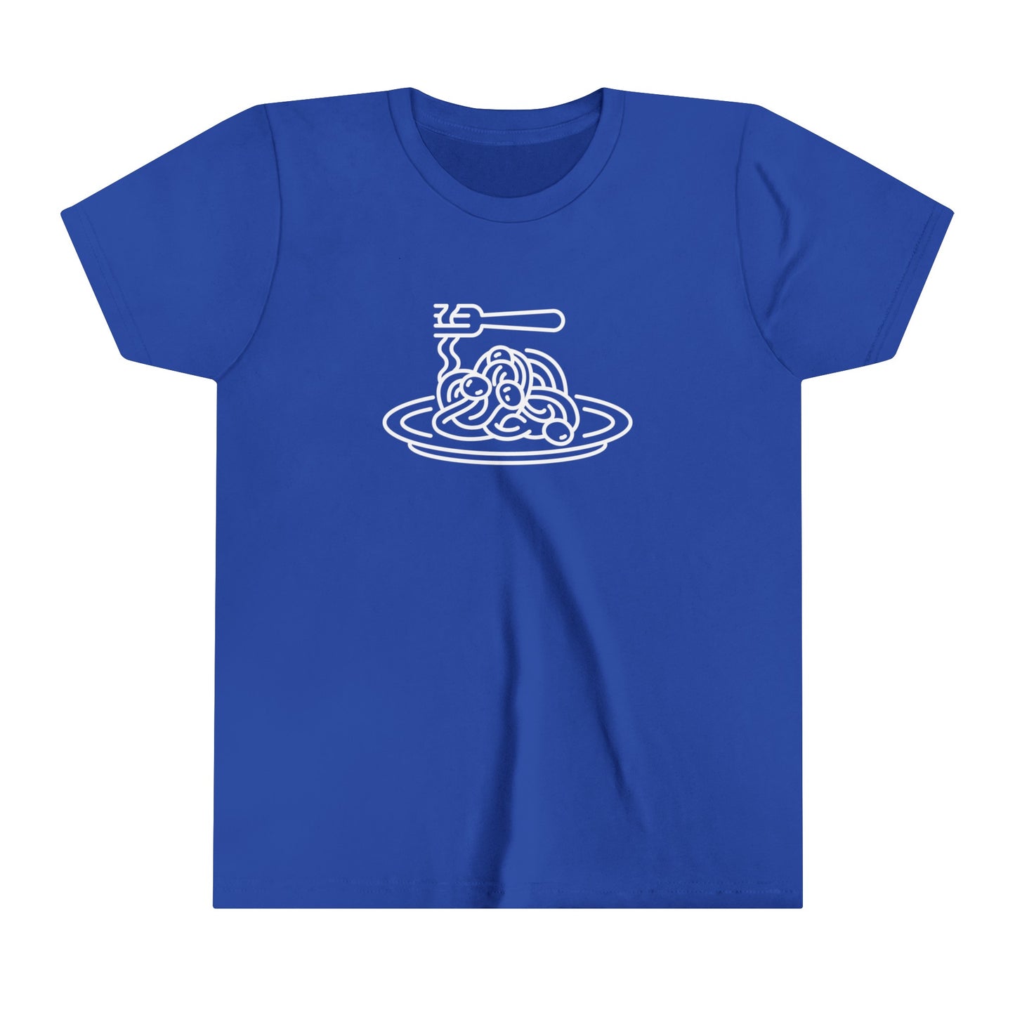Spaghetti Dinner Print Youth T-Shirt
