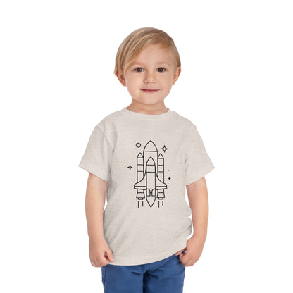 Rocket Ship Print Kids T-Shirt