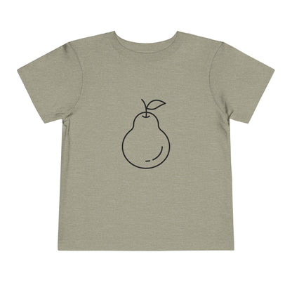 Pear Print Toddlers T-Shirt