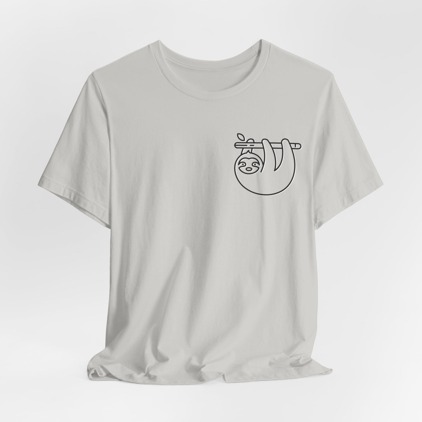 Sloth Print Men & Women T-Shirt