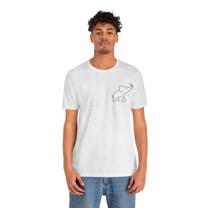 Elephant Print Men & Women T-Shirt