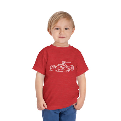 Zooming Race Car Print Kids T-Shirt